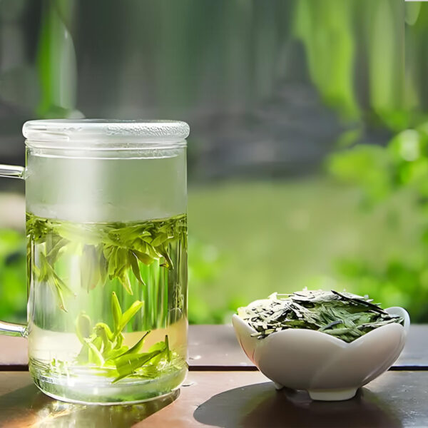 Organic Nonpareil Ming Qian Dragon Well Long Jing Green Tea - Image 3