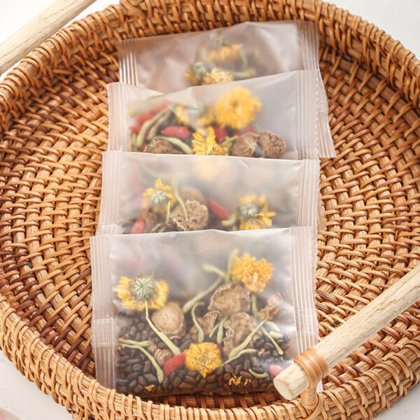 Chrysanthemum cassia seeds honeysuckle berries goji burdock root osmanthus combination of health tea - Image 5