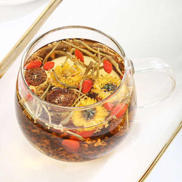 Chrysanthemum cassia seeds honeysuckle berries goji burdock root osmanthus combination of health tea - Image 3